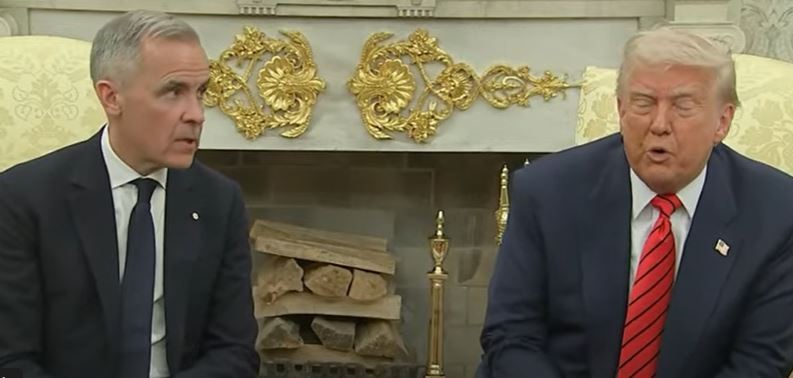 Обличчя Карні, коли Трамп поклав край зауваженням, не давши йому відповісти
