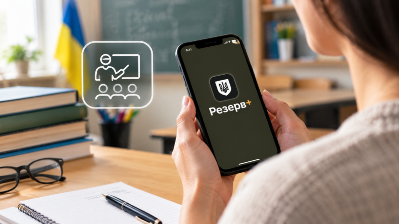 Відстрочку для вчителів тепер можна оформити через Резерв+: кому доступна нова послуга